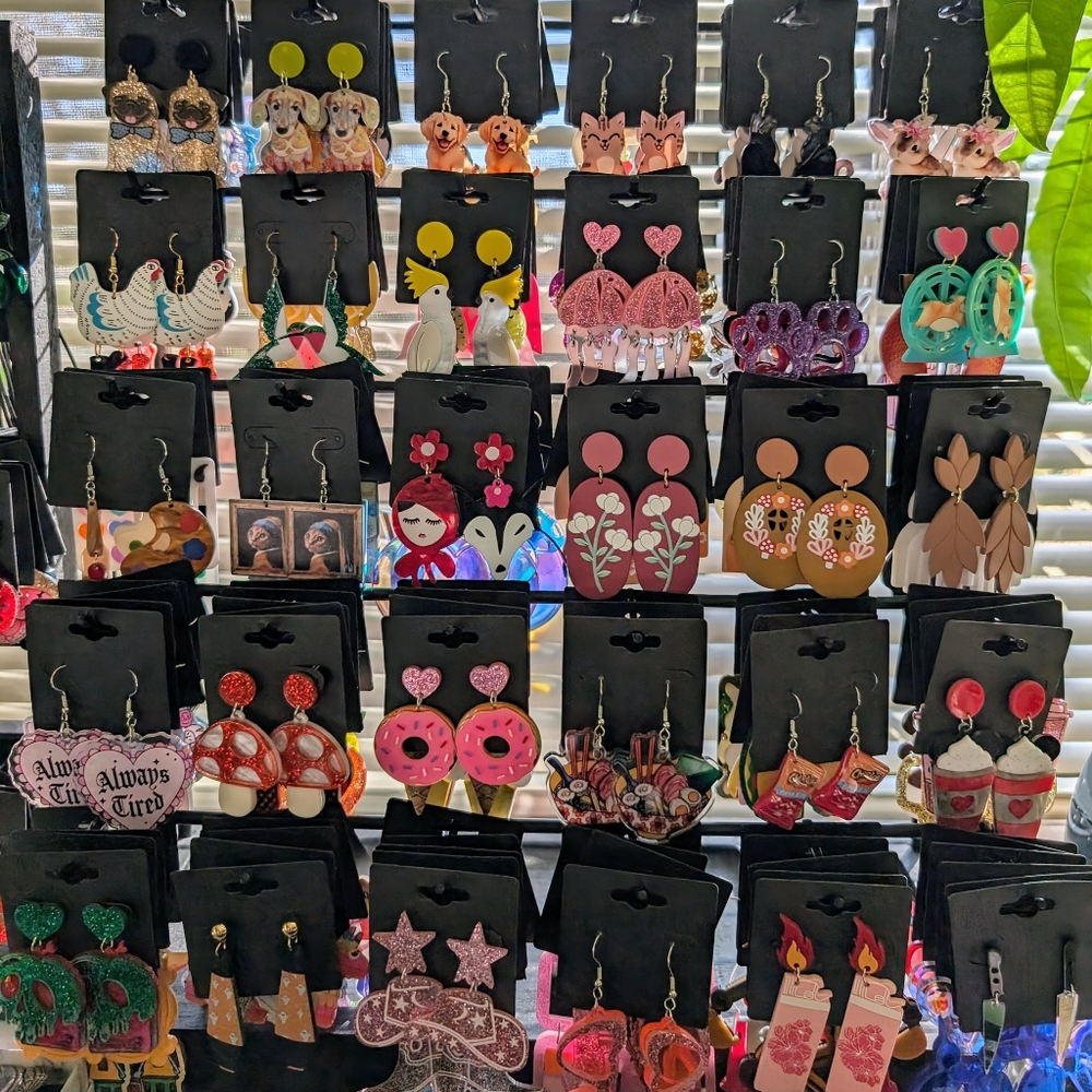 Acrylic Earrings LIVE LISTING 4/$20